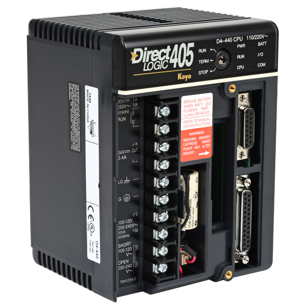 D4-440 New Koyo DL405 CPU - Discontinued & Obsolete